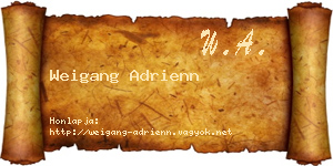 Weigang Adrienn névjegykártya