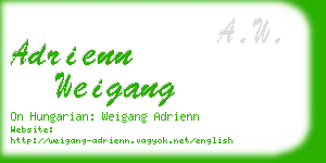 adrienn weigang business card